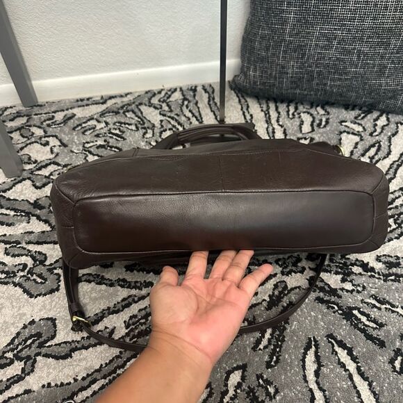 Coach Campbell Izzy Brown Leather satchel Bag - Picture 6 of 12